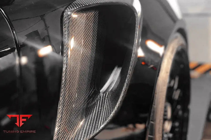 PORSCHE 991 / TURBO S GT2RS STYLE CARBON FIBER QUARTER PANEL SIDE SCOOPS BSD