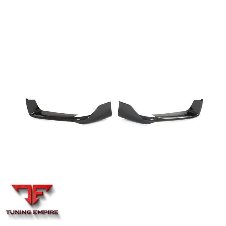 PORSCHE 992 CARRERA 2018-2024 CARBON FIBRE CORNER SPLITTERS - CT CARBON
