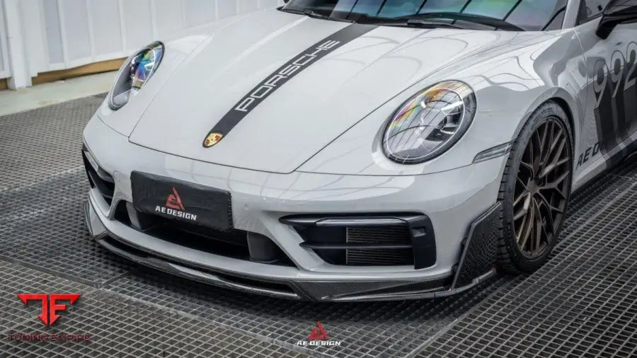 PORSCHE 992 CARRERA 4 S 4S SPORT PACKAGE AE FRONT SPLITTER - Front Lip