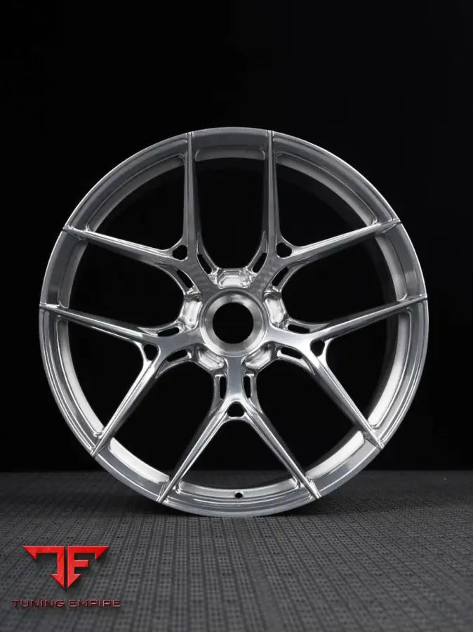 PORSCHE 992 CENTER LOCK GLOSS CLEAR FORGED RAZOR WHEELS