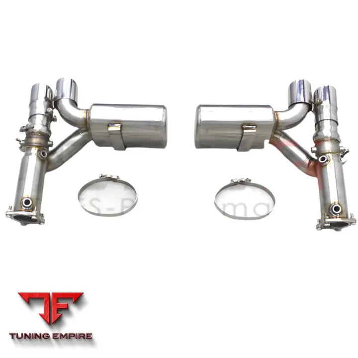 PORSCHE 911 997/997.1 TURBO 3.6 CATBACK EXHAUST STEEL ESCAPE SYSTEM 2004-2012