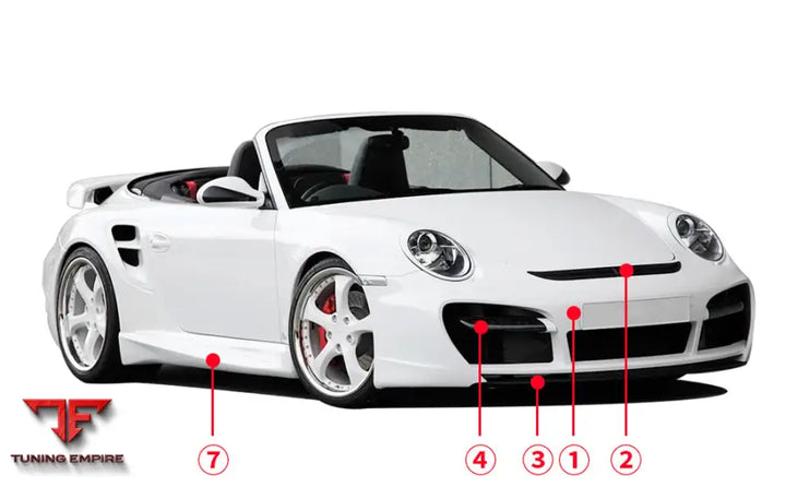 PORSCHE 997 BODY KIT 2008-2012Y