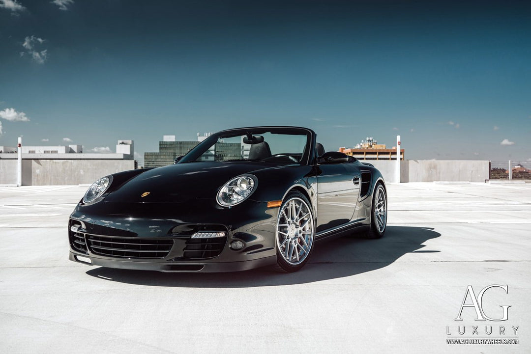Porsche 997 Carrera Turbo on custom forged wheels