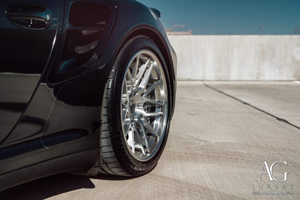 Porsche 997 Carrera Turbo on custom forged wheels