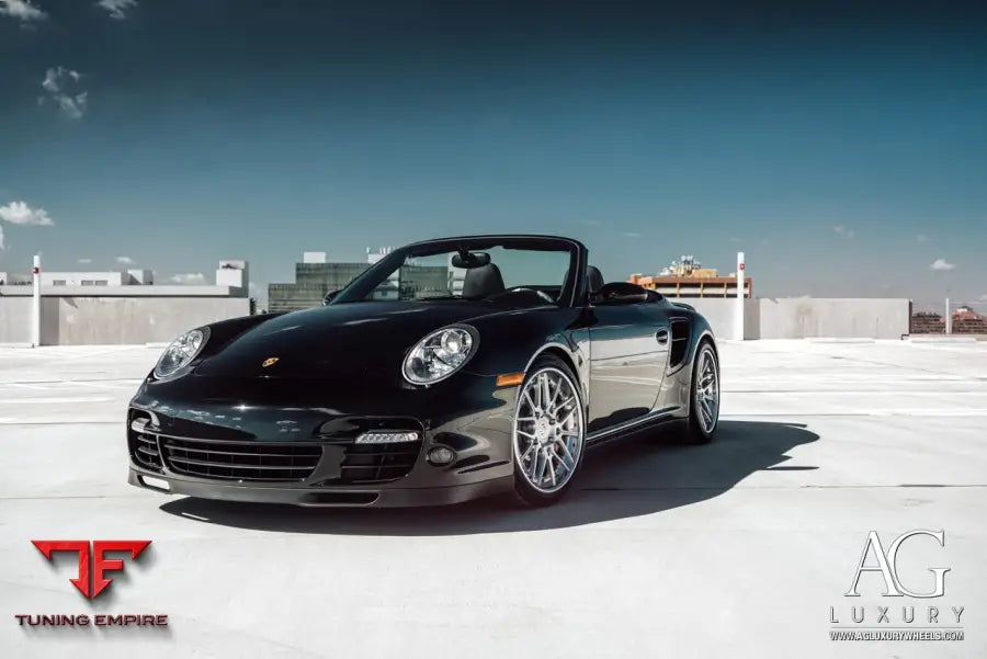Porsche 997 Carrera Turbo on custom forged wheels