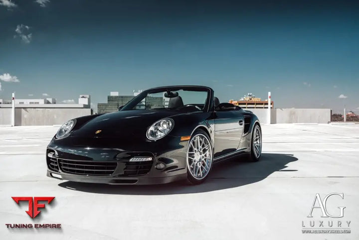 Porsche 997 Carrera Turbo on custom forged wheels