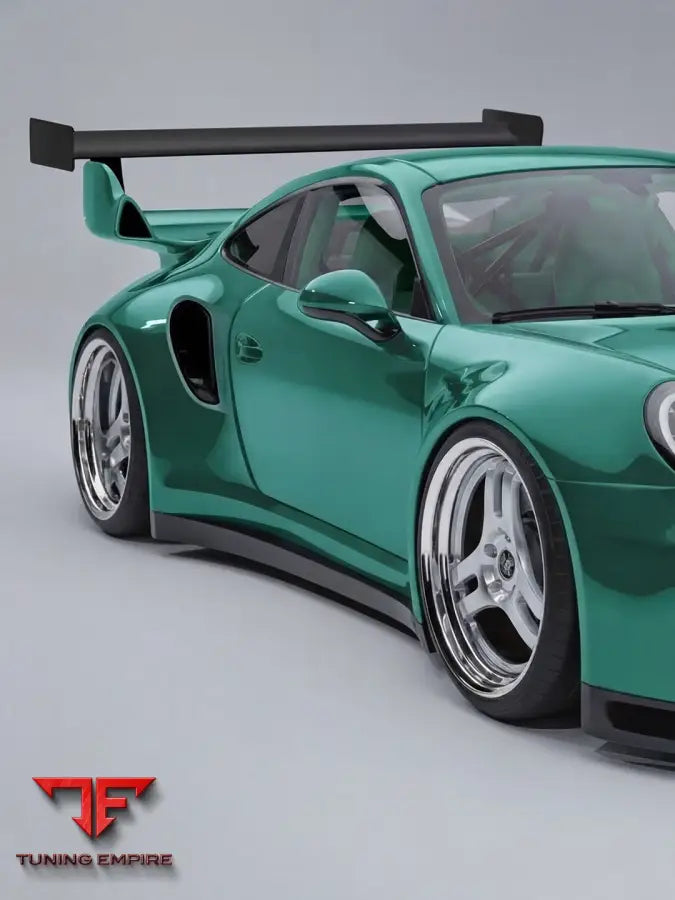PORSCHE BODY KIT AND FORGED WHEELS-08