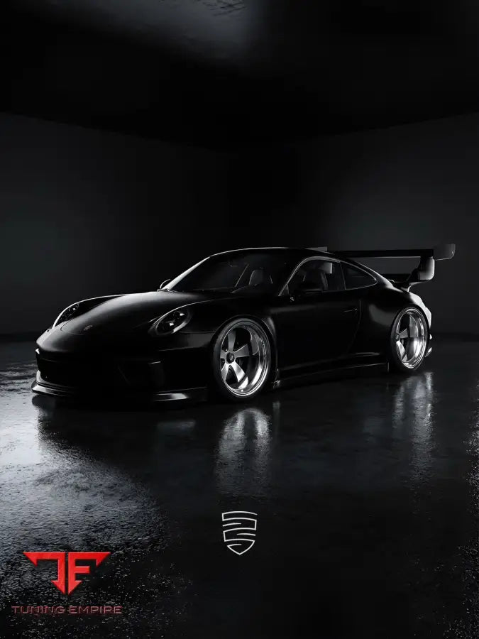 PORSCHE BODY KIT AND FORGED WHEELS-18