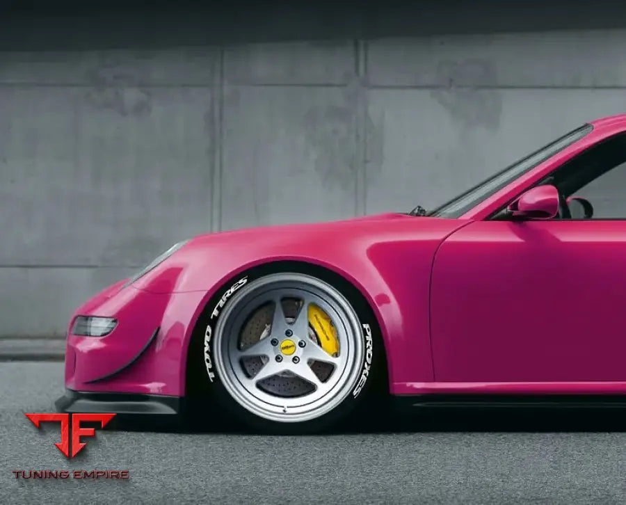 PORSCHE BODY KIT AND FORGED WHEELS-47
