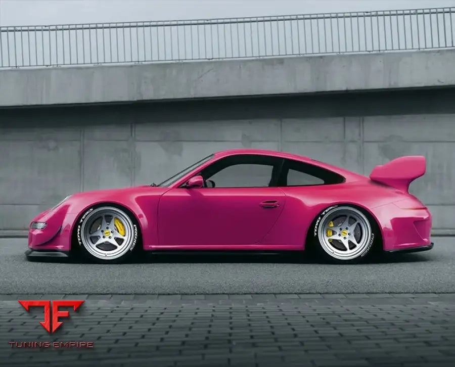 PORSCHE BODY KIT AND FORGED WHEELS-47