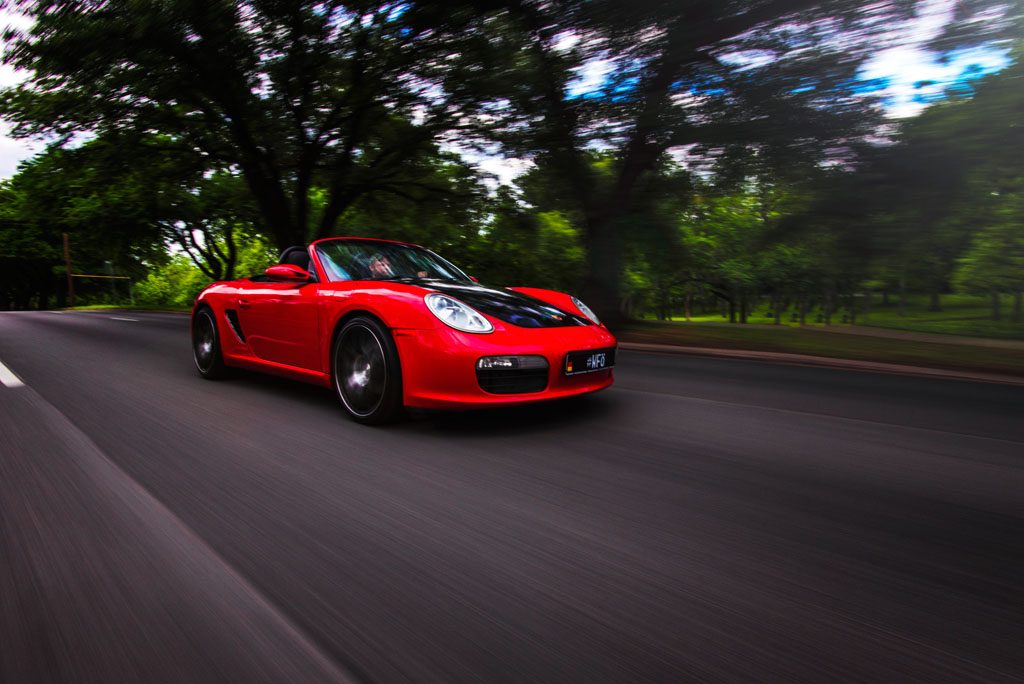 PORSCHE BOXSTER on custom forged wheels