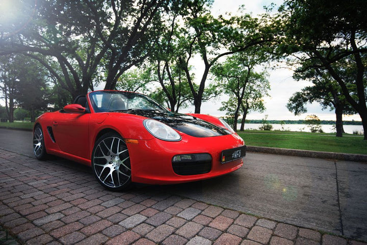 PORSCHE BOXSTER on custom forged wheels