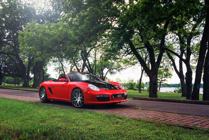 PORSCHE BOXSTER on custom forged wheels