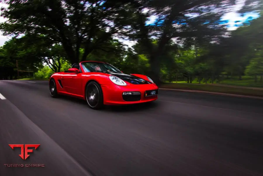 PORSCHE BOXSTER on custom forged wheels