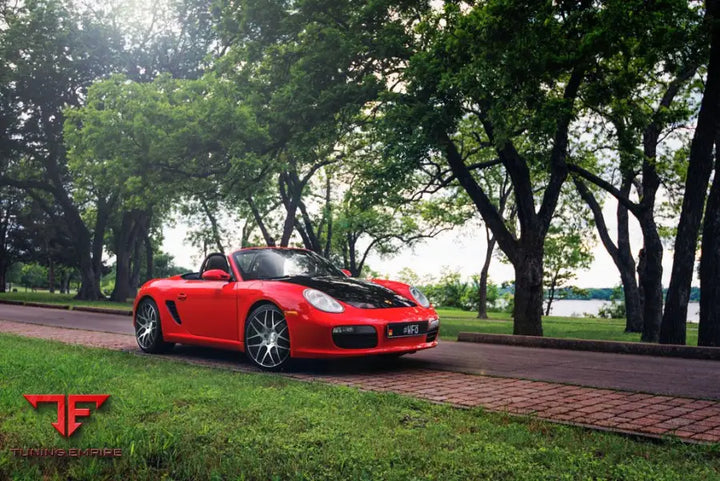 PORSCHE BOXSTER on custom forged wheels