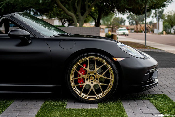 PORSCHE BOXSTER GTS on custom forged wheels