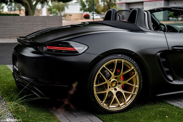 PORSCHE BOXSTER GTS on custom forged wheels
