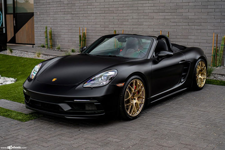 PORSCHE BOXSTER GTS on custom forged wheels