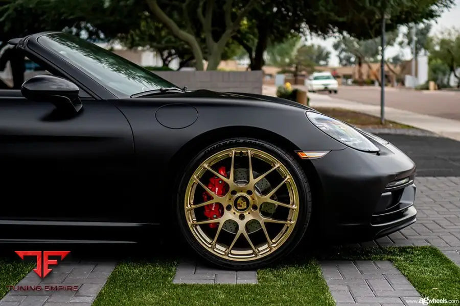 PORSCHE BOXSTER GTS on custom forged wheels