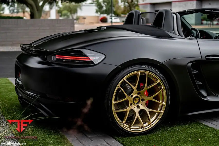 PORSCHE BOXSTER GTS on custom forged wheels
