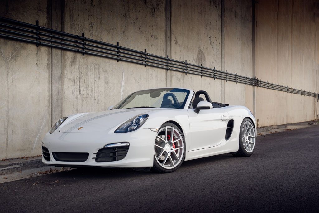 PORSCHE BOXSTER S 981 on custom forged wheels