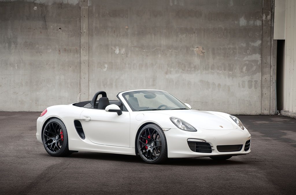 PORSCHE BOXSTER S 981 on custom forged wheels