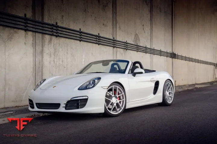 PORSCHE BOXSTER S 981 on custom forged wheels