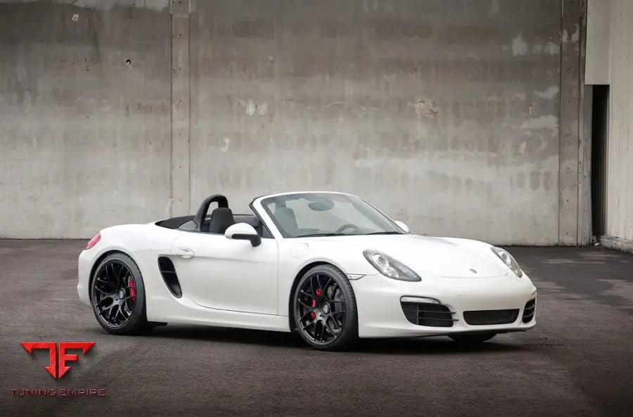 PORSCHE BOXSTER S 981 on custom forged wheels