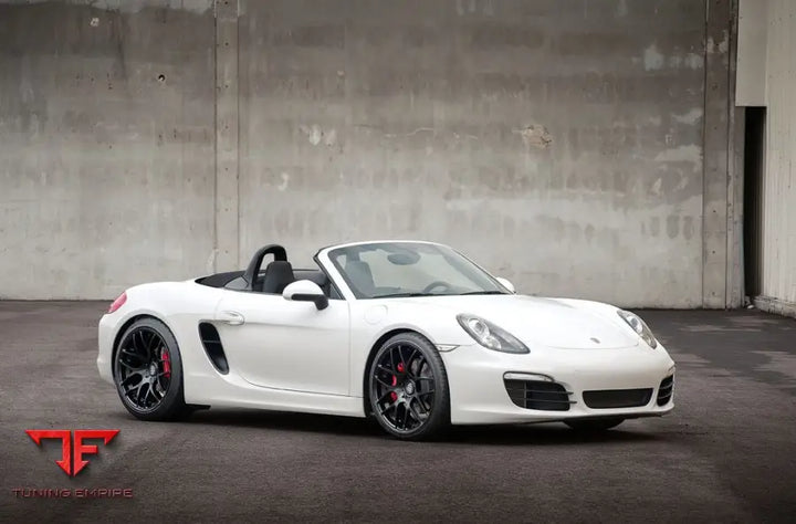 PORSCHE BOXSTER S 981 on custom forged wheels