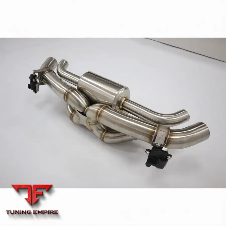 PORSCHE CARRERA 911 992 3.0T STAINLESS STEEL CATBACK RAZOR EXHAUST WITH MUFFLER VALVE