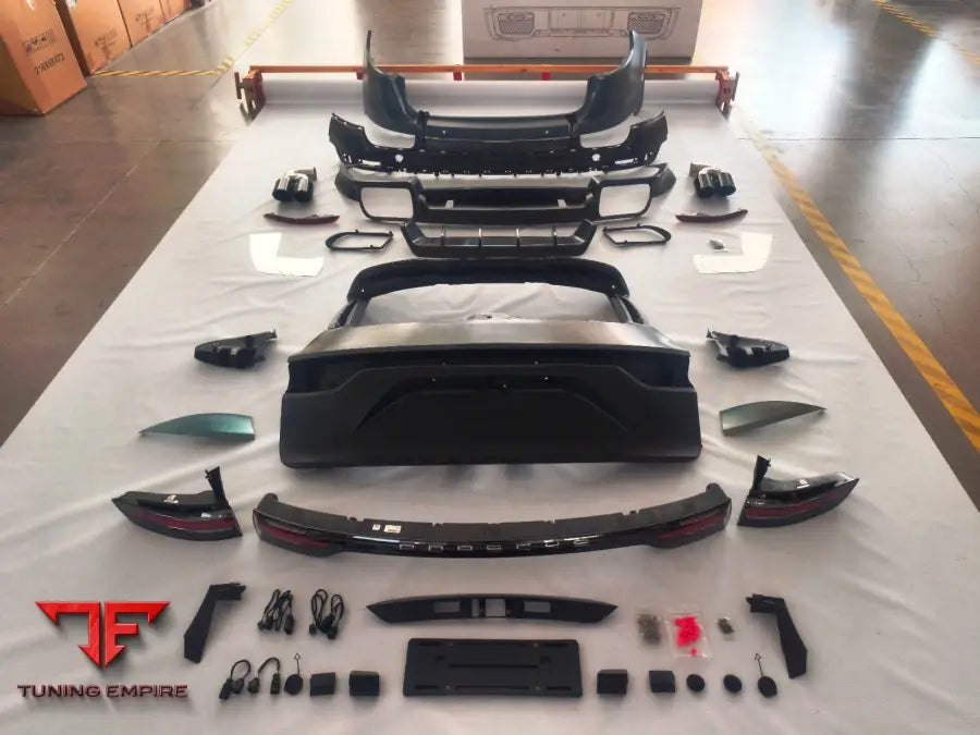 PORSCHE CAYENNE 2011-2017Y TO 2018-2021 TURBO STYLE BODY KIT