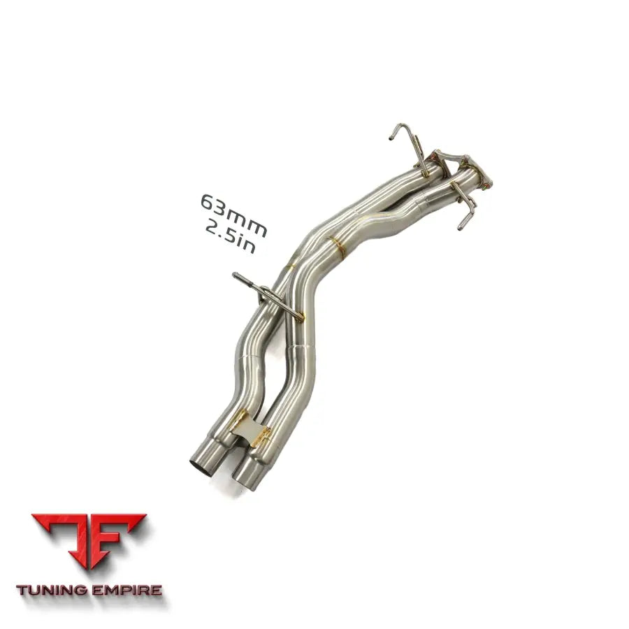 PORSCHE CAYENNE 957 3.6L STAINLESS STEEL RAZOR EXHAUST RESONANT TUBE FRONT PIPE