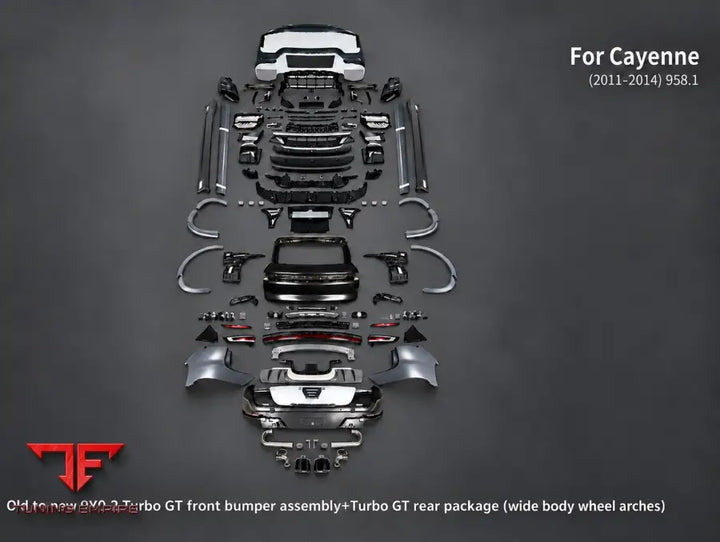 PORSCHE CAYENNE 958.1 + 958.2 UPGRADE KIT TO TURBO GT