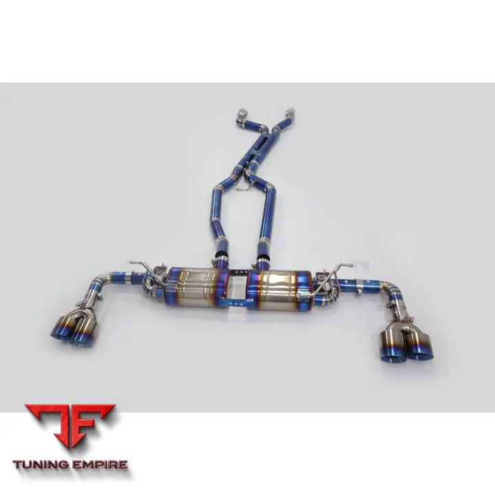 PORSCHE CAYENNE 958.1 E2 92A TURBO 4.8T V8 TITANIUM CATBACK RAZOR EXHAUST WITH MUFFLER VALVE