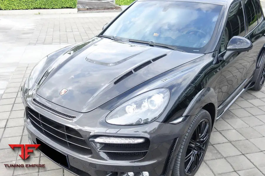 PORSCHE CAYENNE 958.1 HM STYLE CARBON FIBER HOOD BSD