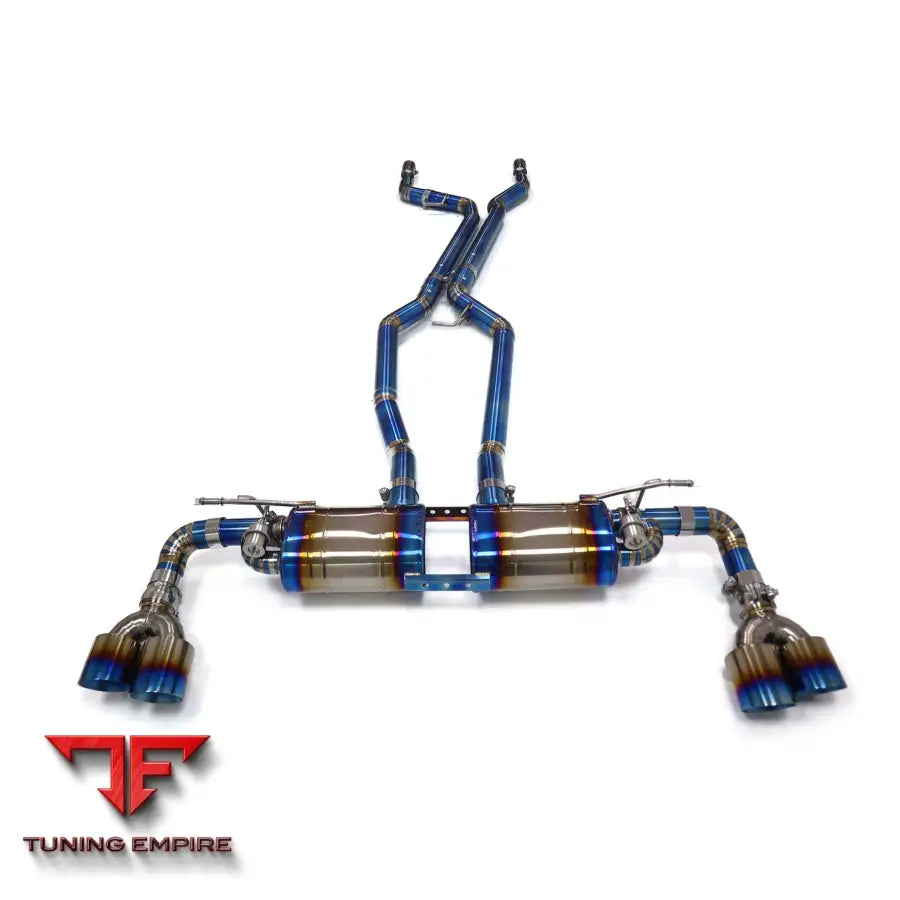 PORSCHE CAYENNE 958.2 3.0T TITANIUM CATBACK RAZOR EXHAUST WITH MUFFLER VALVE