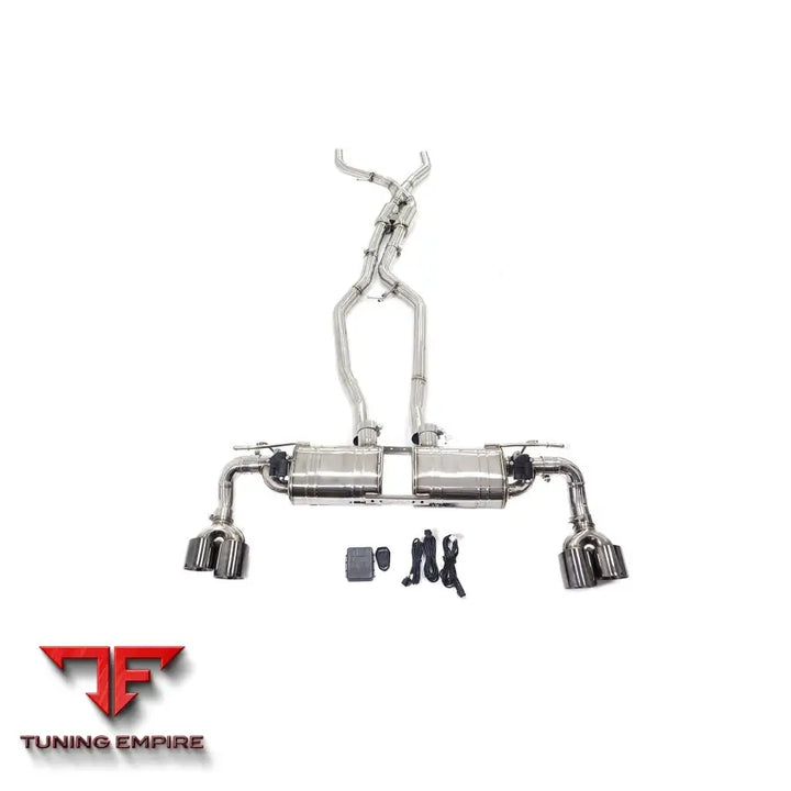 PORSCHE CAYENNE 958 3.0T STAINLESS STEEL CATBACK RAZOR EXHAUST WITH MUFFLER VALVE
