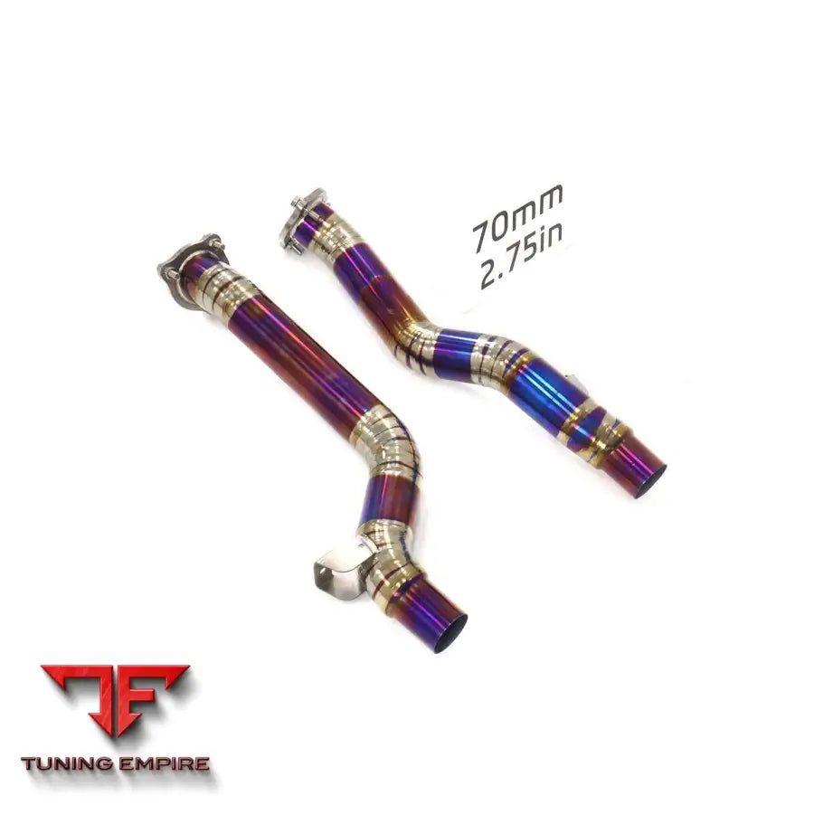 PORSCHE CAYENNE 958 4.8L TITANIUM FRONT TUBE RAZOR EXHAUST