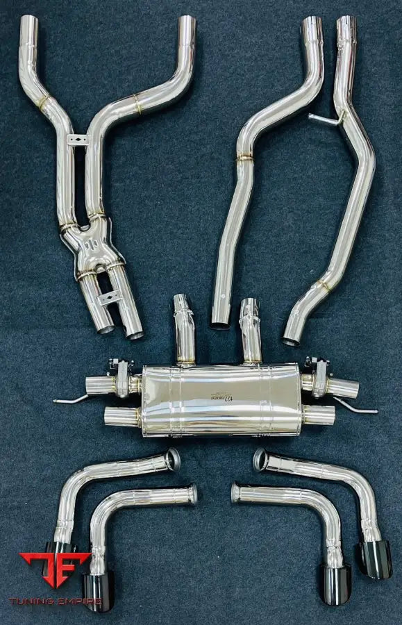 PORSCHE CAYENNE 958 V8 4.8 STAINLESS VALVETRONIC CATBACK SYSTEM