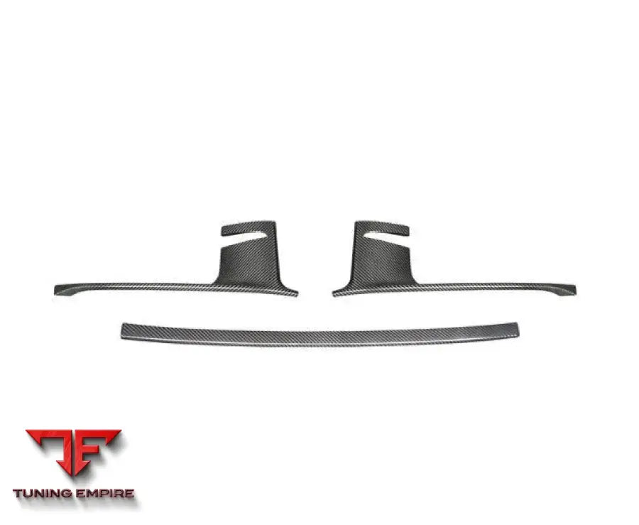 PORSCHE CAYENNE 9Y0.2 SD GTS SPORT CARBON FIBER BUMPER GRILL TRIM AIR INTAKE VENTS