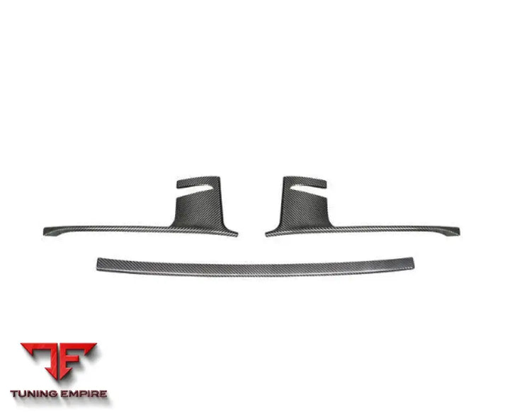 PORSCHE CAYENNE 9Y0.2 SD GTS SPORT CARBON FIBER BUMPER GRILL TRIM AIR INTAKE VENTS