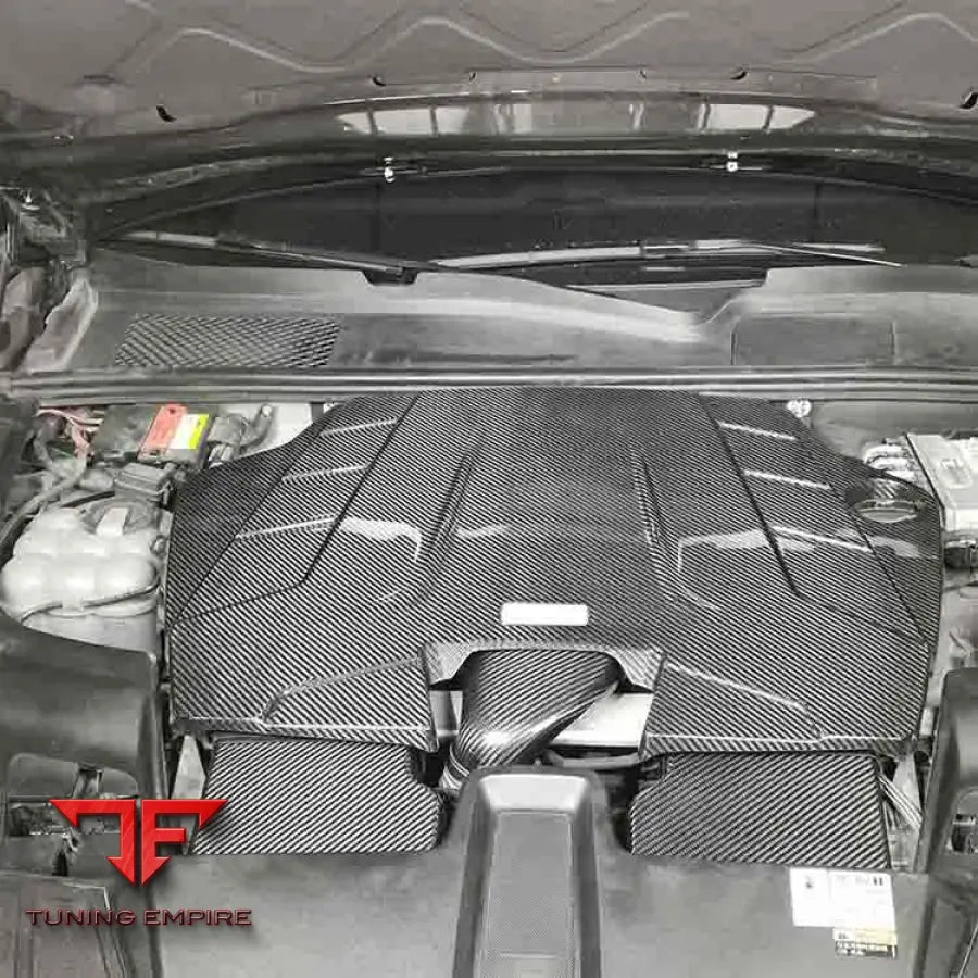 PORSCHE CAYENNE 9Y0 CARBON FIBER COLD AIR INTAKE DUCK BOX COVER 2019-2023Y