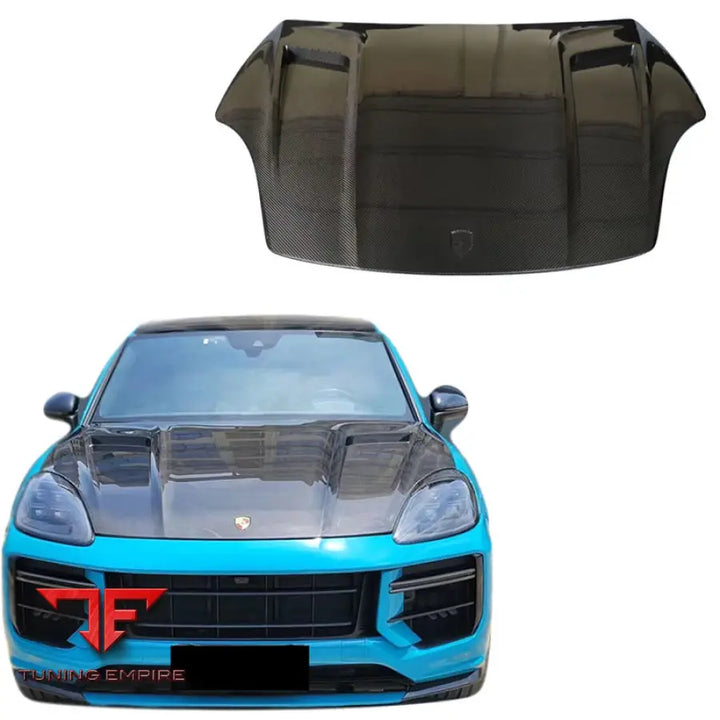 PORSCHE CAYENNE 9Y0 CARBON FIBER FRONT BONNET HOOD 2018-2022Y