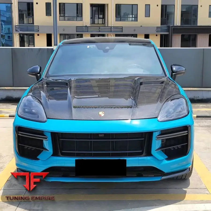 PORSCHE CAYENNE 9Y0 CARBON FIBER FRONT BONNET HOOD 2018-2022Y
