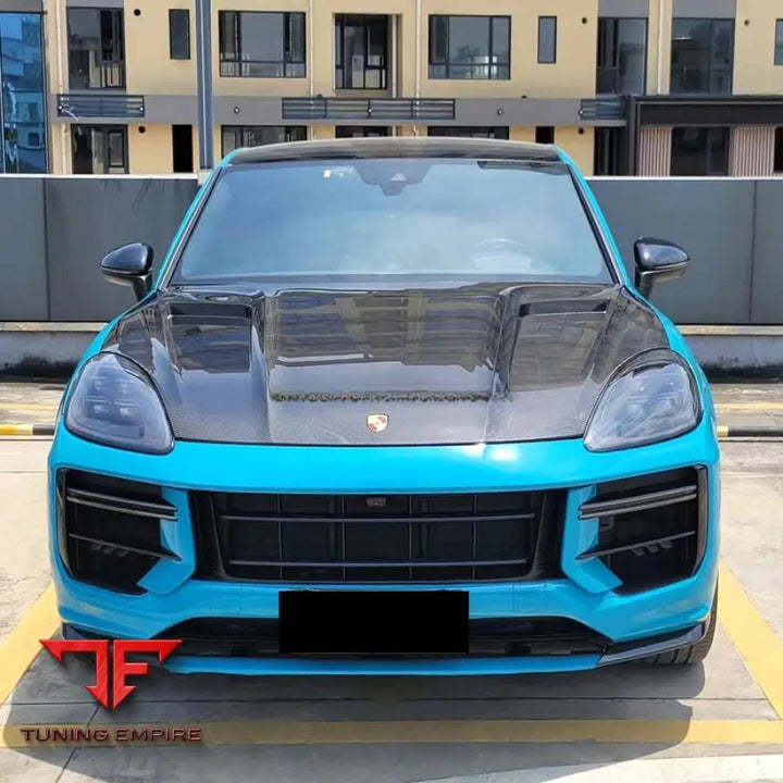 PORSCHE CAYENNE 9Y0 CARBON FIBER FRONT BONNET HOOD 2018-2022Y