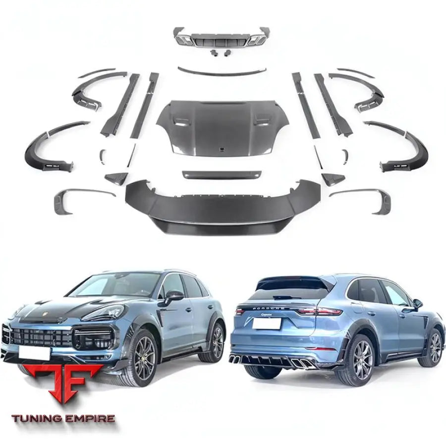 PORSCHE CAYENNE 9Y0 TURBO CARBON FIBER PARTS