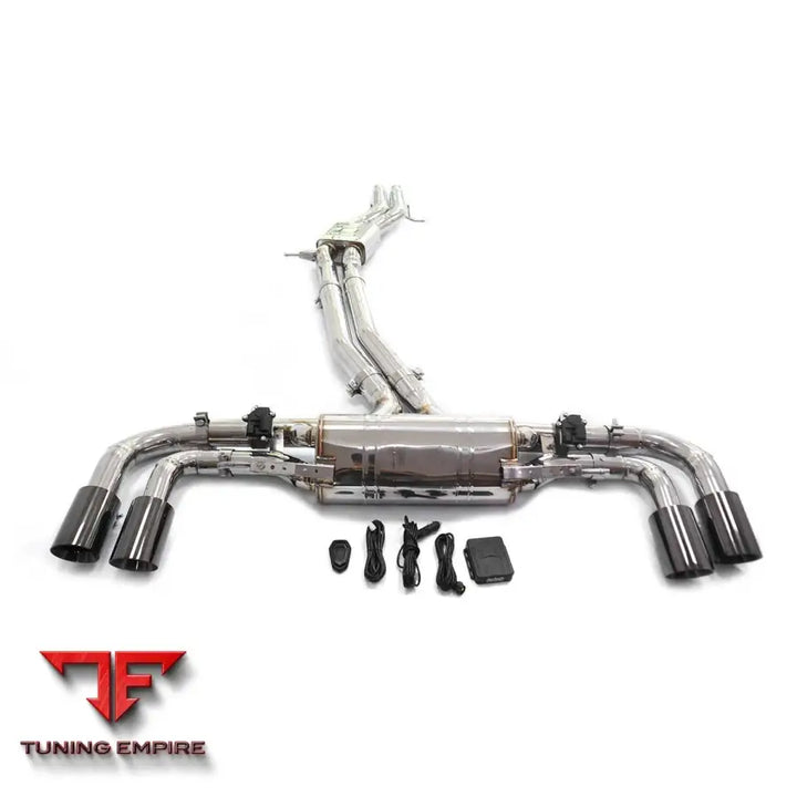 PORSCHE CAYENNE 9YA 4.0T STAINLESS STEEL CATBACK RAZOR EXHAUST WITH MUFFLER VALVE
