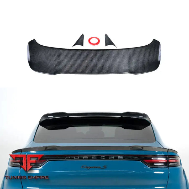 PORSCHE CAYENNE COUPE 9Y0 CARBON FIBER REAR ROOF SPOILER