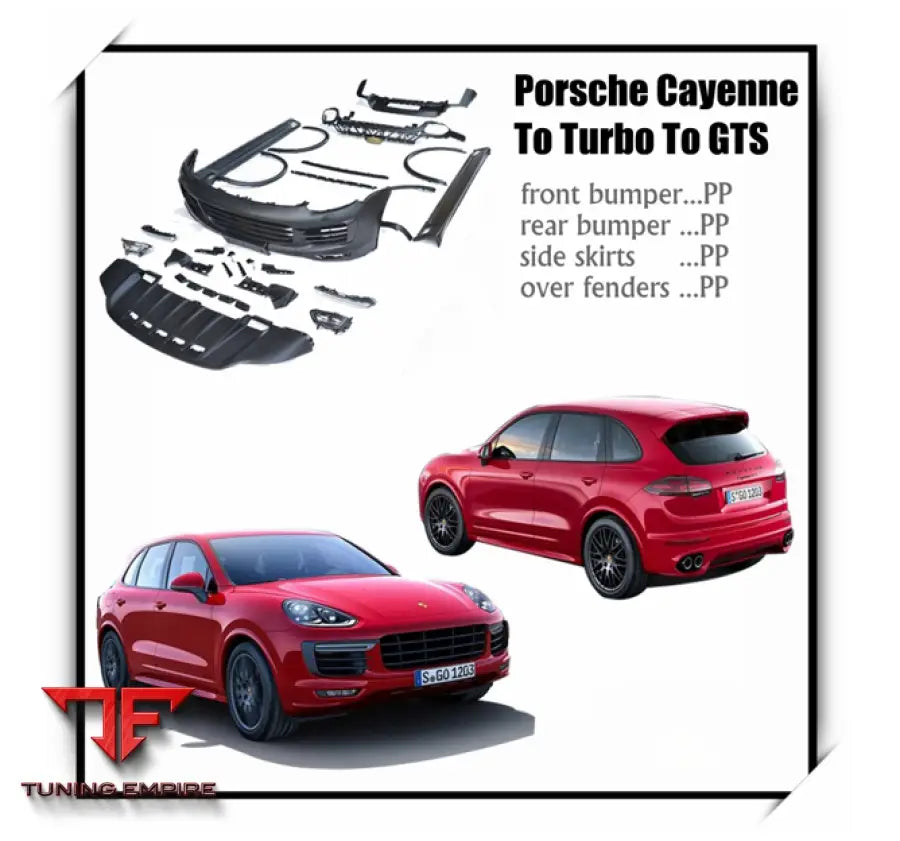 PORSCHE CAYENNE TOTURBO TO GTS STYLE BODY KIT 14Y