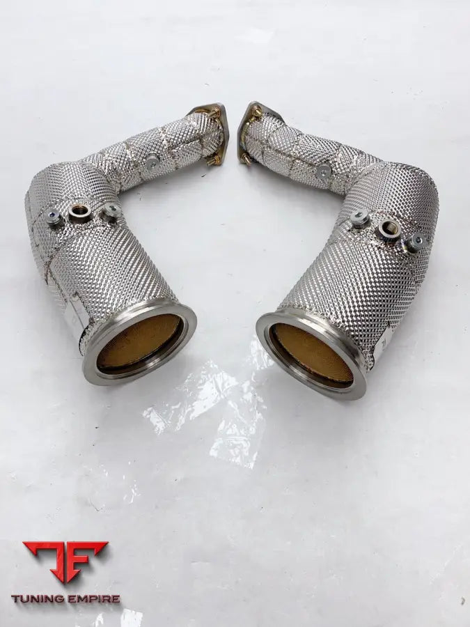 PORSCHE CAYENNE TURBO GT DOWNPIPES CATLESS OR CATTED